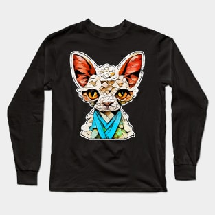 Cat lovers #cat devon rex Long Sleeve T-Shirt